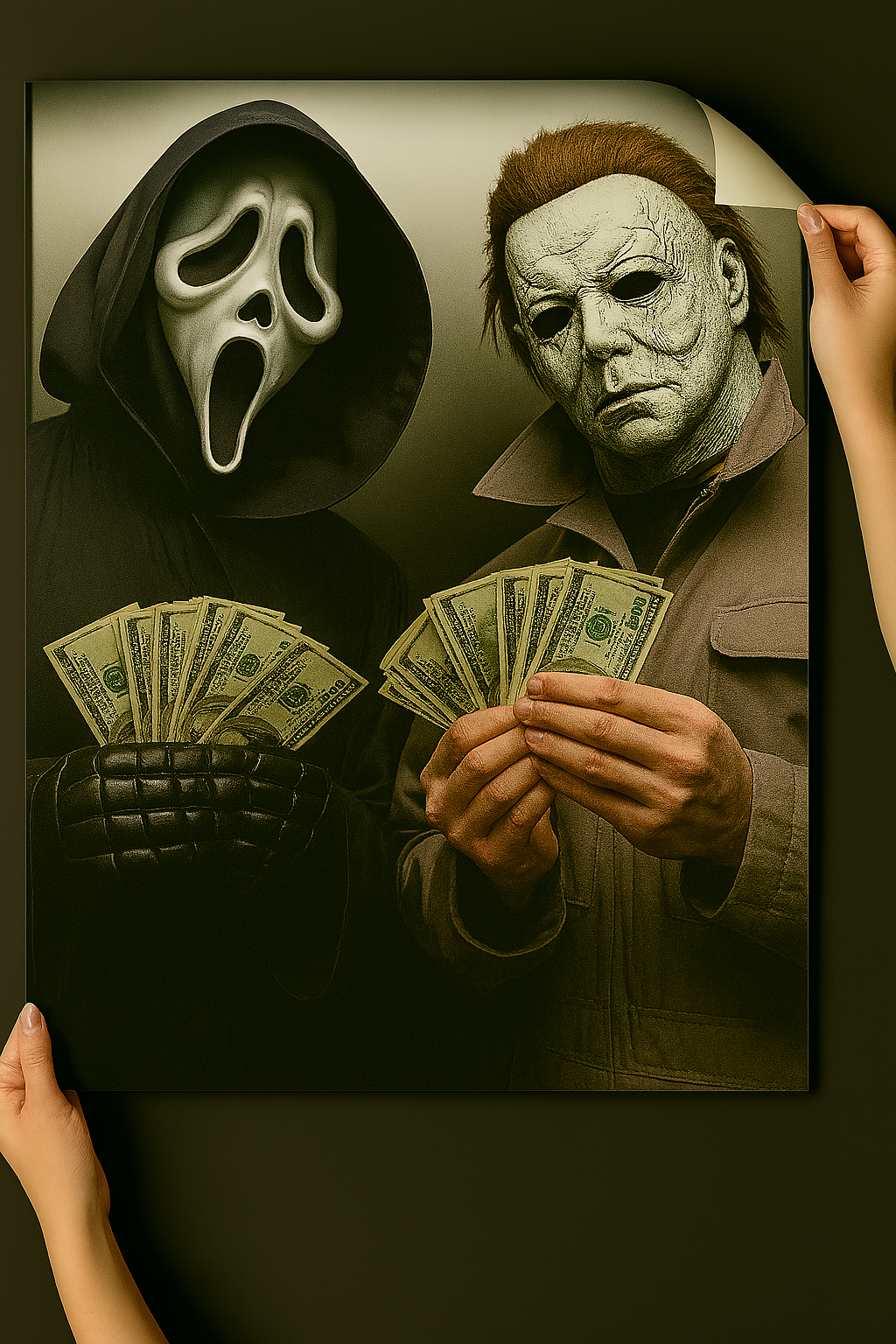 Ghostface Poster Michael Myers Poster 18in x24in Halloween Poster