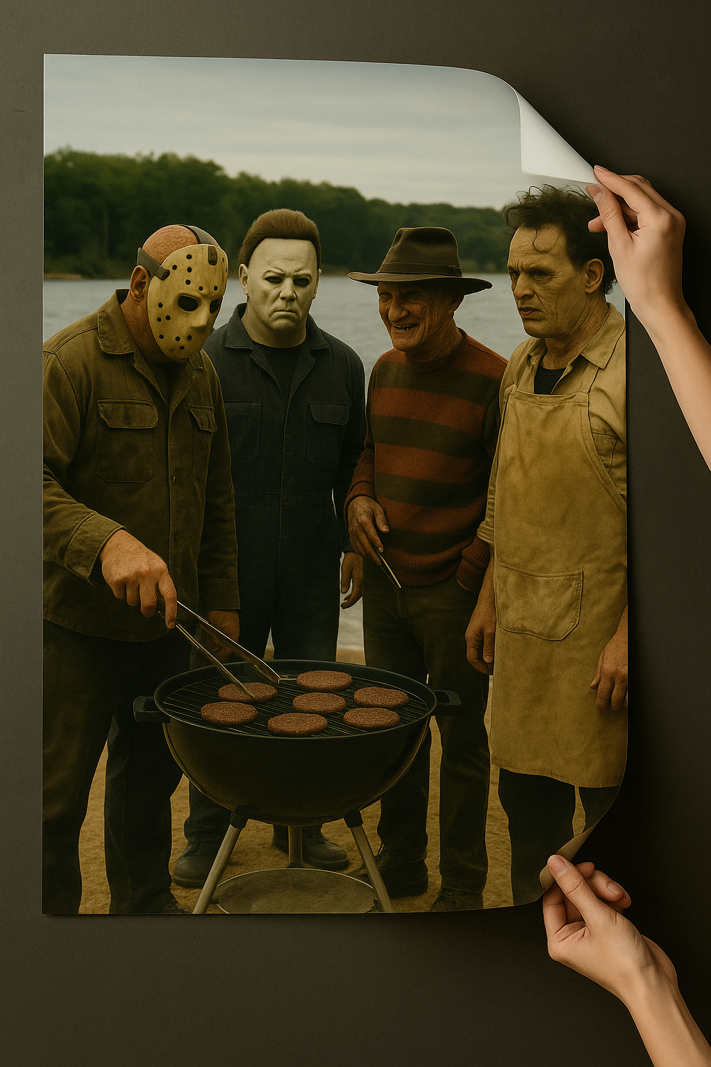 Freddy Krueger Poster Jason Voorhees Poster Michael Myers Poster 18in x24in Halloween Poster