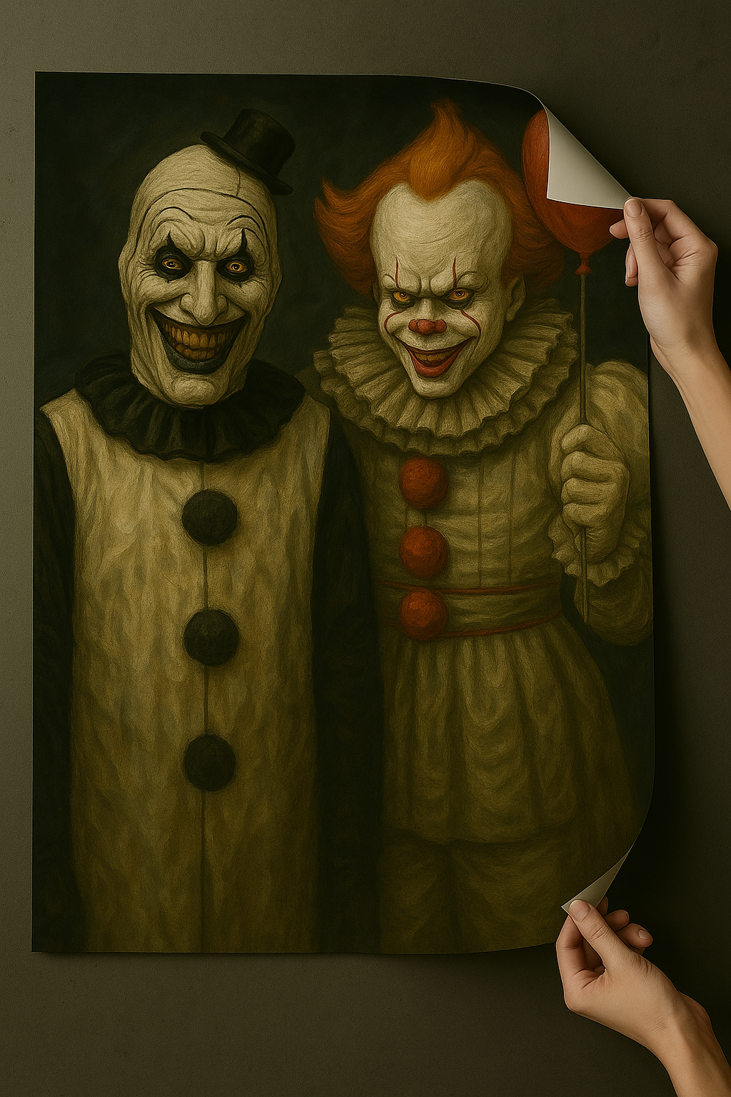 Art The Clown Poster Pennywise Poster 18in x24in Halloween Poster