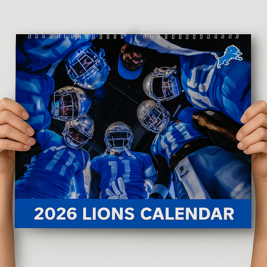 Detroit Lions 2026 Calendar And Football Schedule