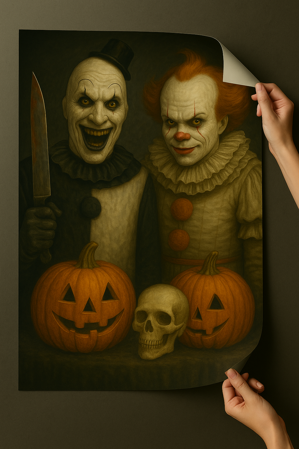 Art The Clown Poster Pennywise Poster 18in x24in Halloween Poster