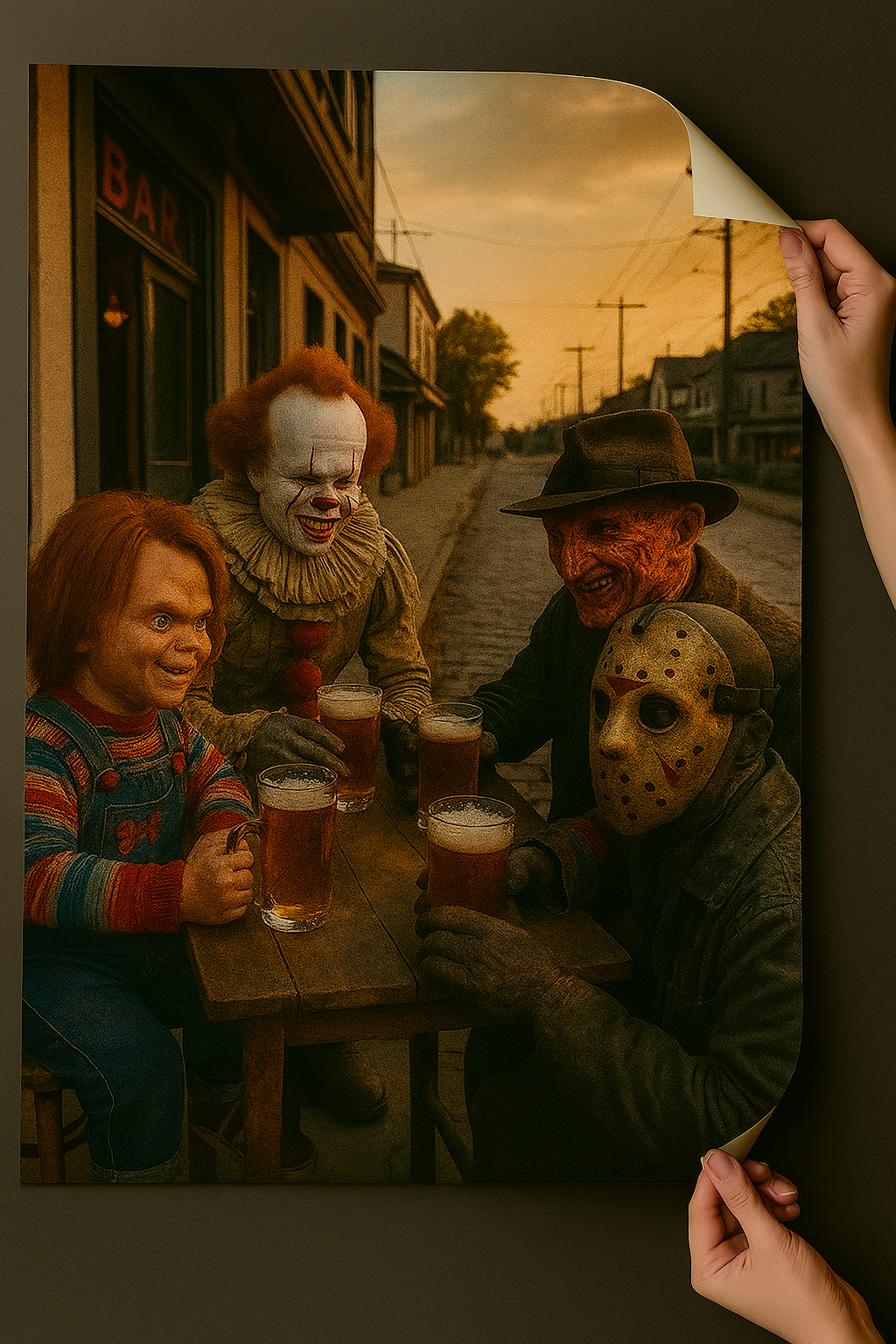 Pennywise Poster Chucky Poster 18in x24in Halloween Poster