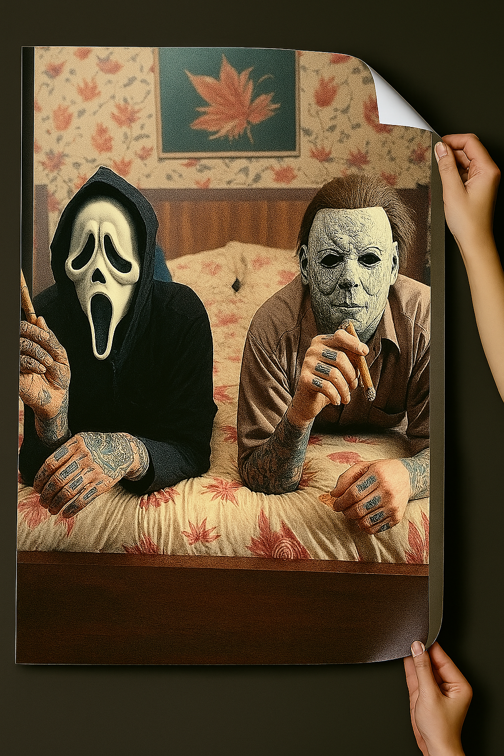 Michael Myers Poster Ghostface Poster 18in x24in Halloween Poster