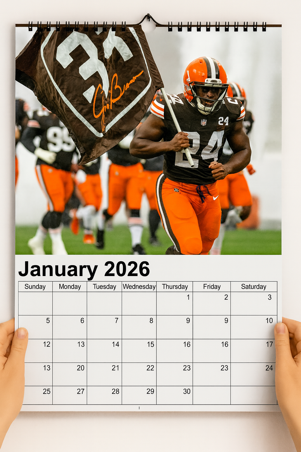 Cleveland Browns 2026 Calendar And Football Schedule
