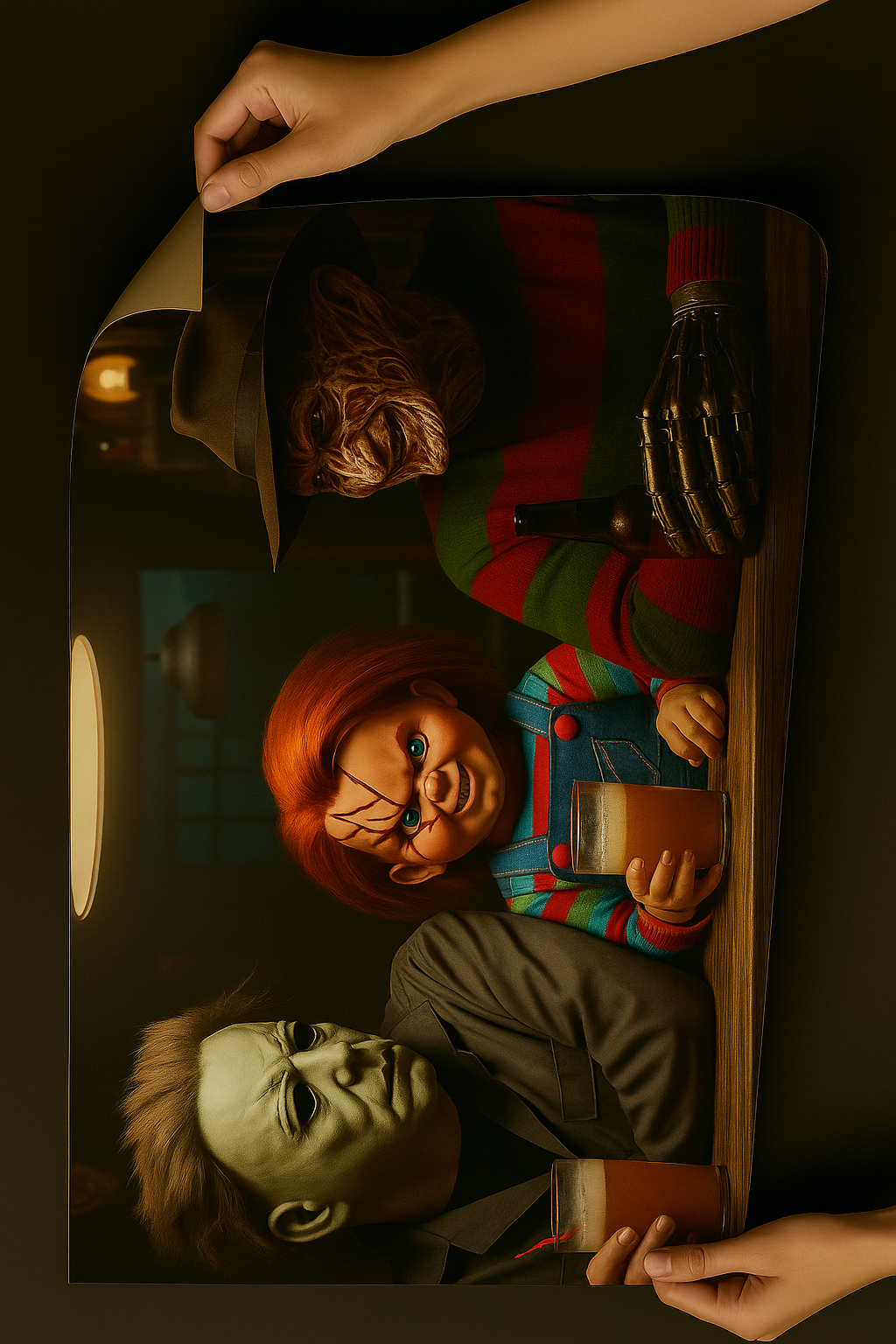 Chucky Poster Michael Myers Poster Freddy Krueger Poster 18in x24in Halloween Poster