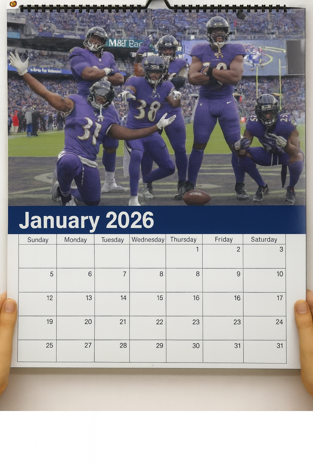 Baltimore Ravens 2026 Calendar And Football Schedule