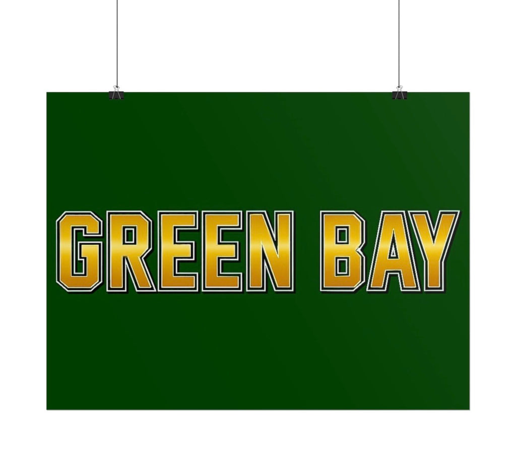 Green Bay Packers Football Poster 18x24in gloss finish