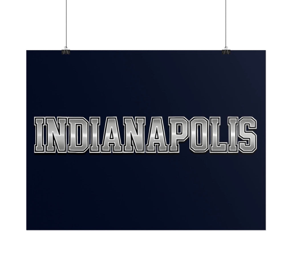 Indianapolis Colts Football Poster 18x24in gloss finish
