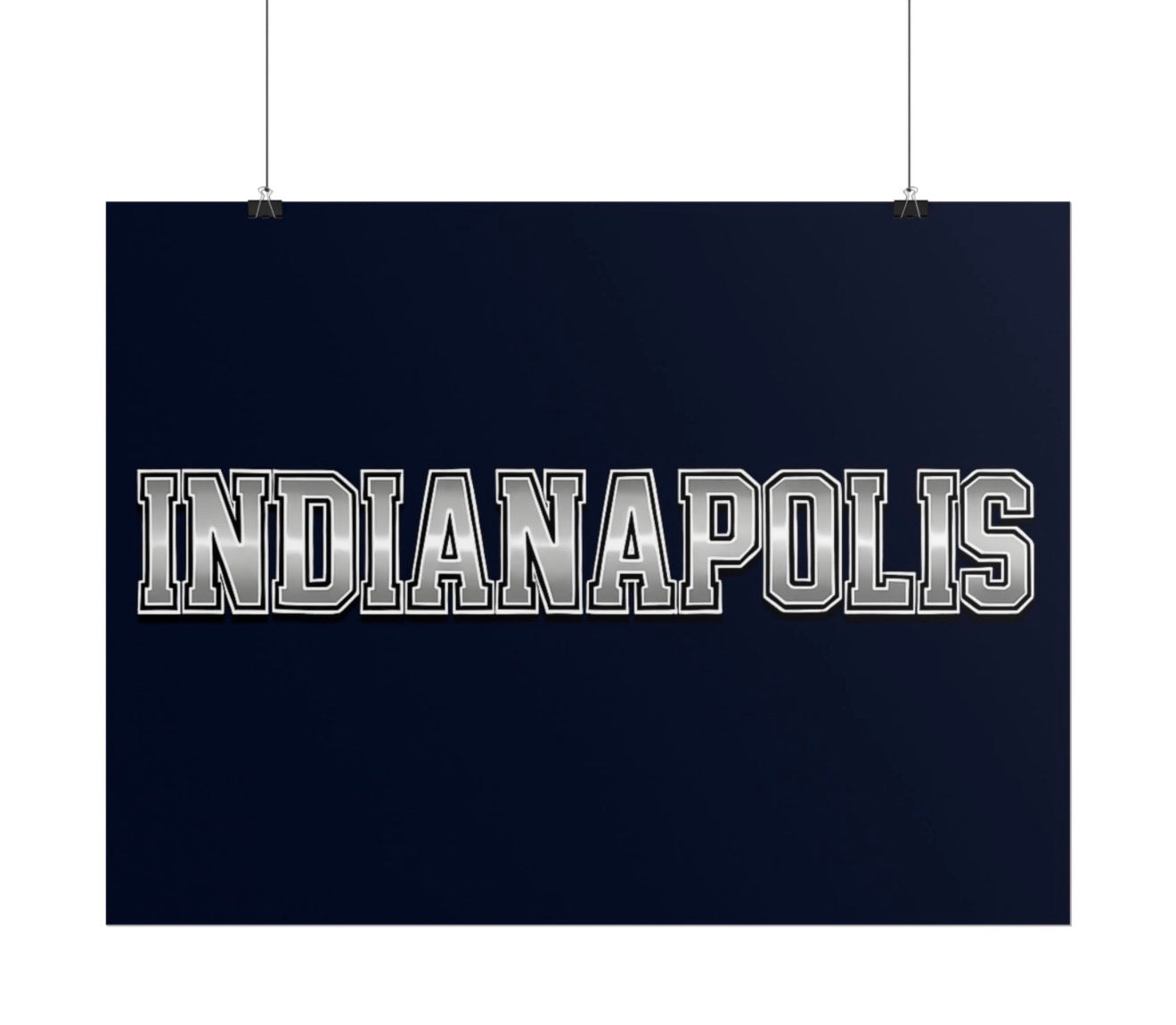 Indianapolis Colts Football Poster 18x24in gloss finish