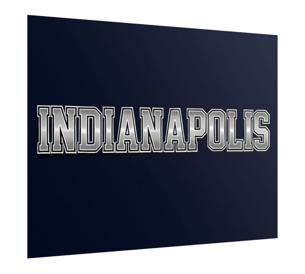 Indianapolis Colts Football Poster 18x24in gloss finish