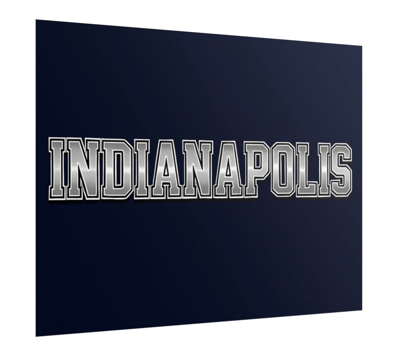 Indianapolis Colts Football Poster 18x24in gloss finish