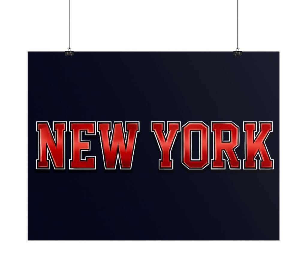 New York Giants Football Poster 18x24in gloss finish