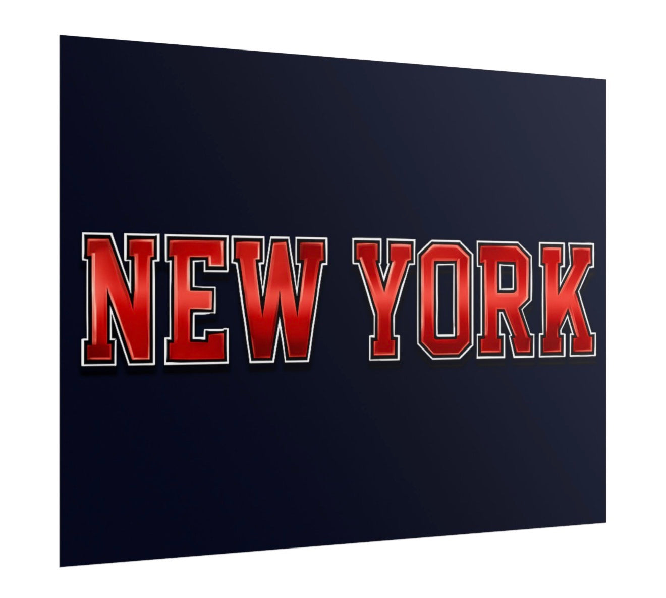 New York Giants Football Poster 18x24in gloss finish