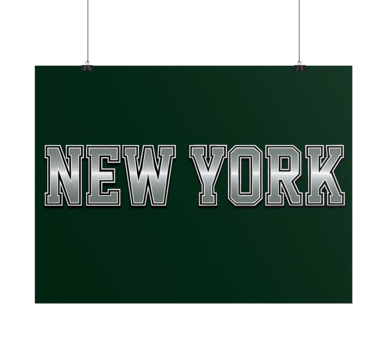New York Jets Football Poster 18x24in gloss finish