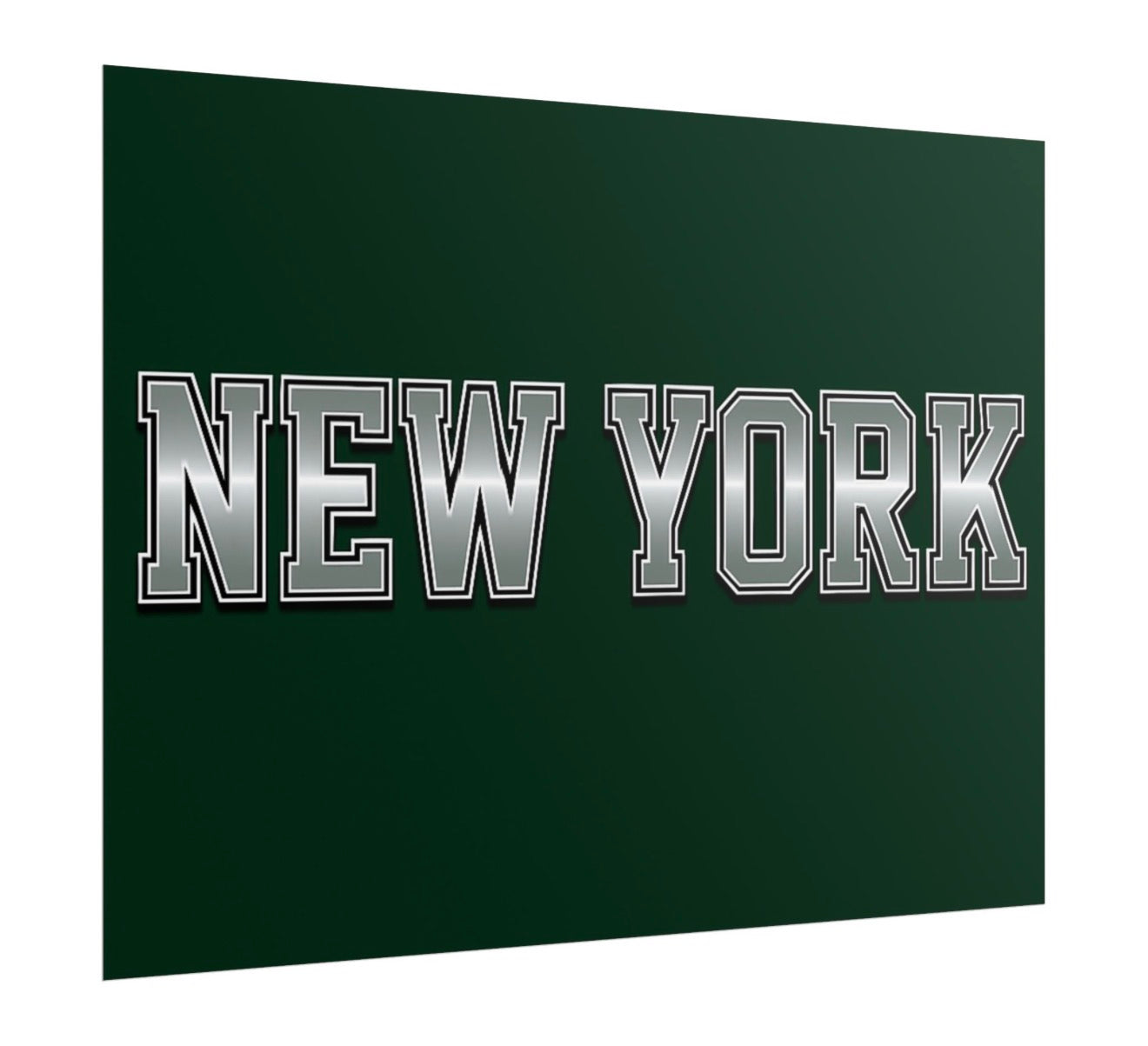 New York Jets Football Poster 18x24in gloss finish