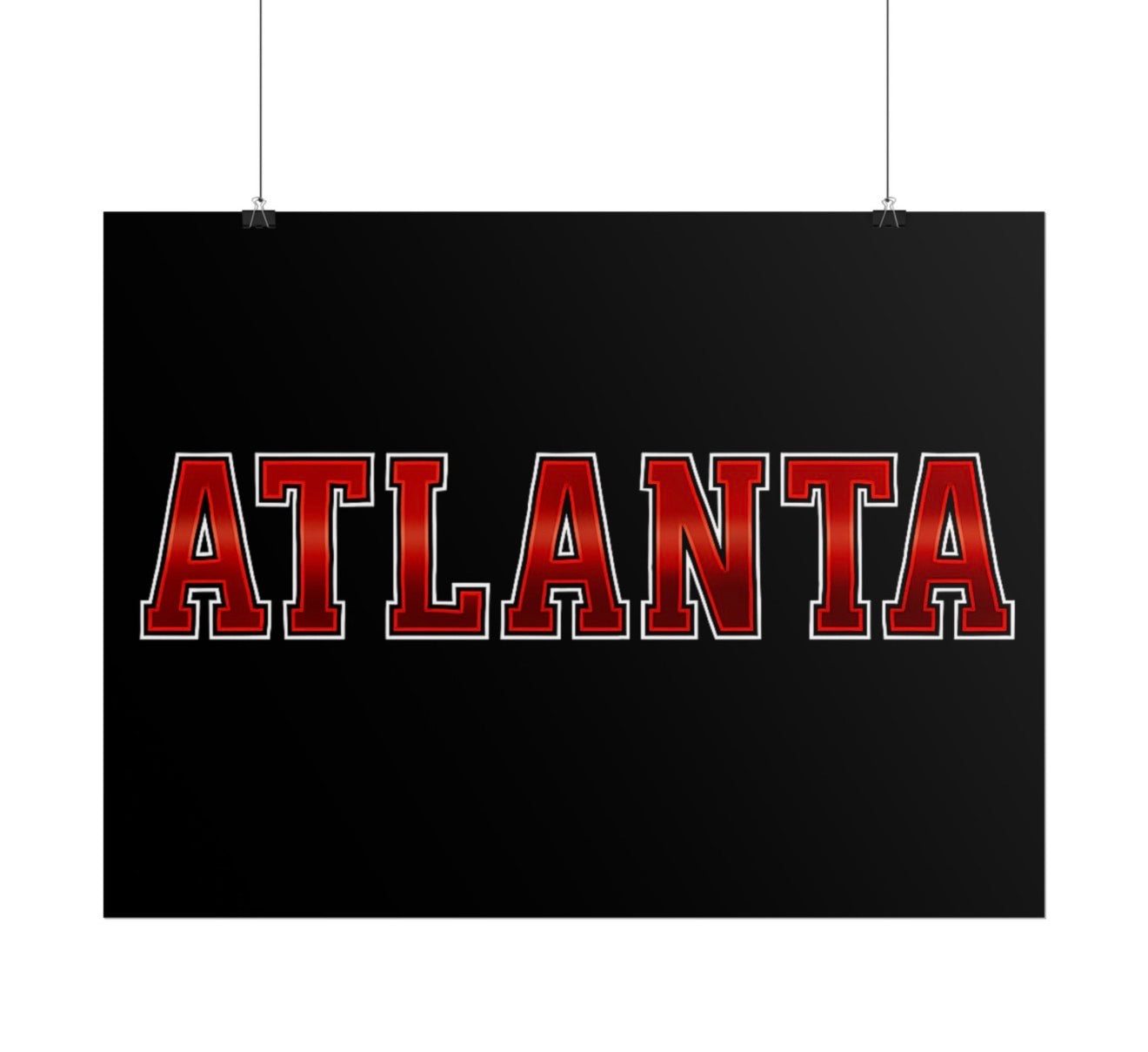 Atlanta Falcons Football Poster 18x24in gloss finish