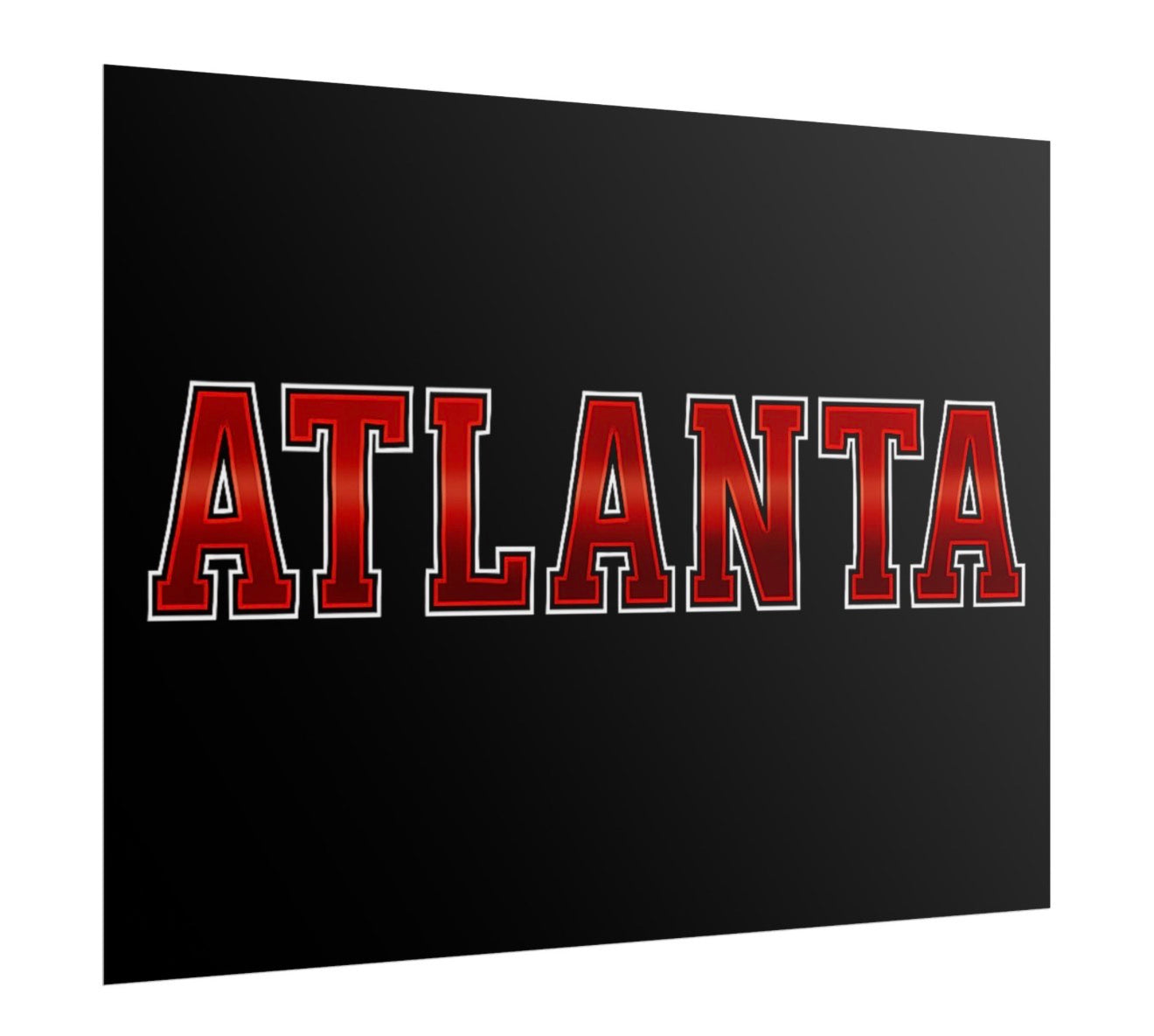 Atlanta Falcons Football Poster 18x24in gloss finish
