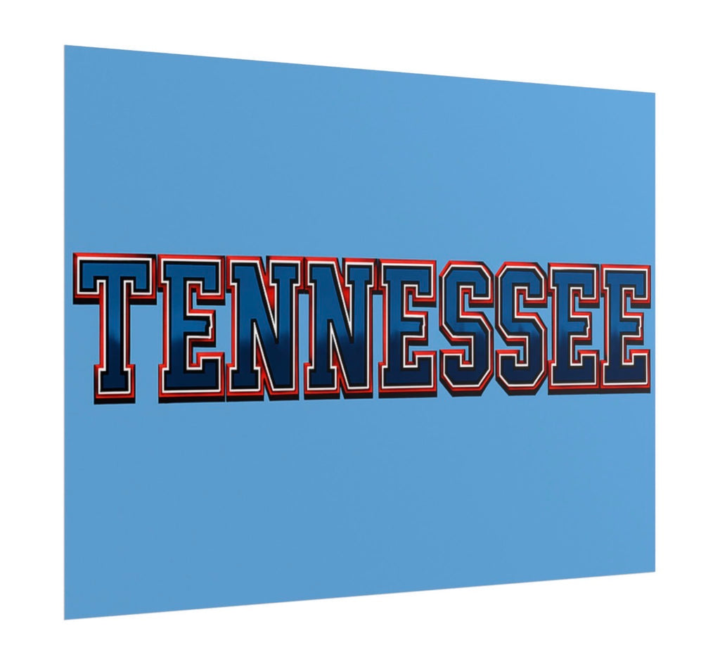 Tennessee Titans Football Poster 18x24in gloss finish
