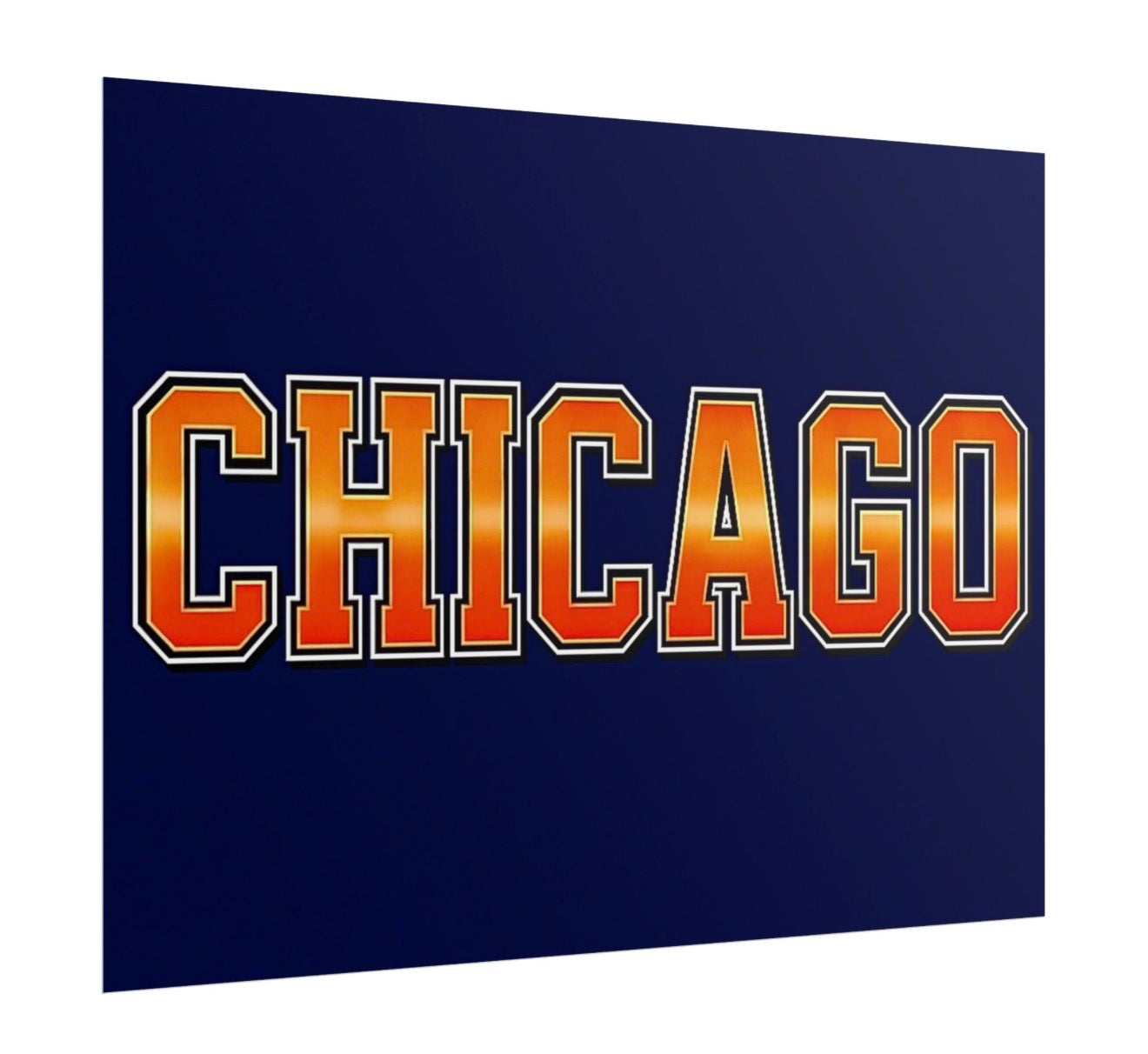 Chicago Bears Football Poster 18x24in gloss finish