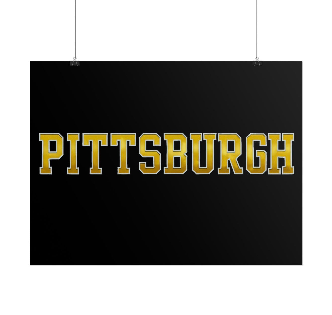 Pittsburgh Steelers Football Poster 18x24in gloss finish