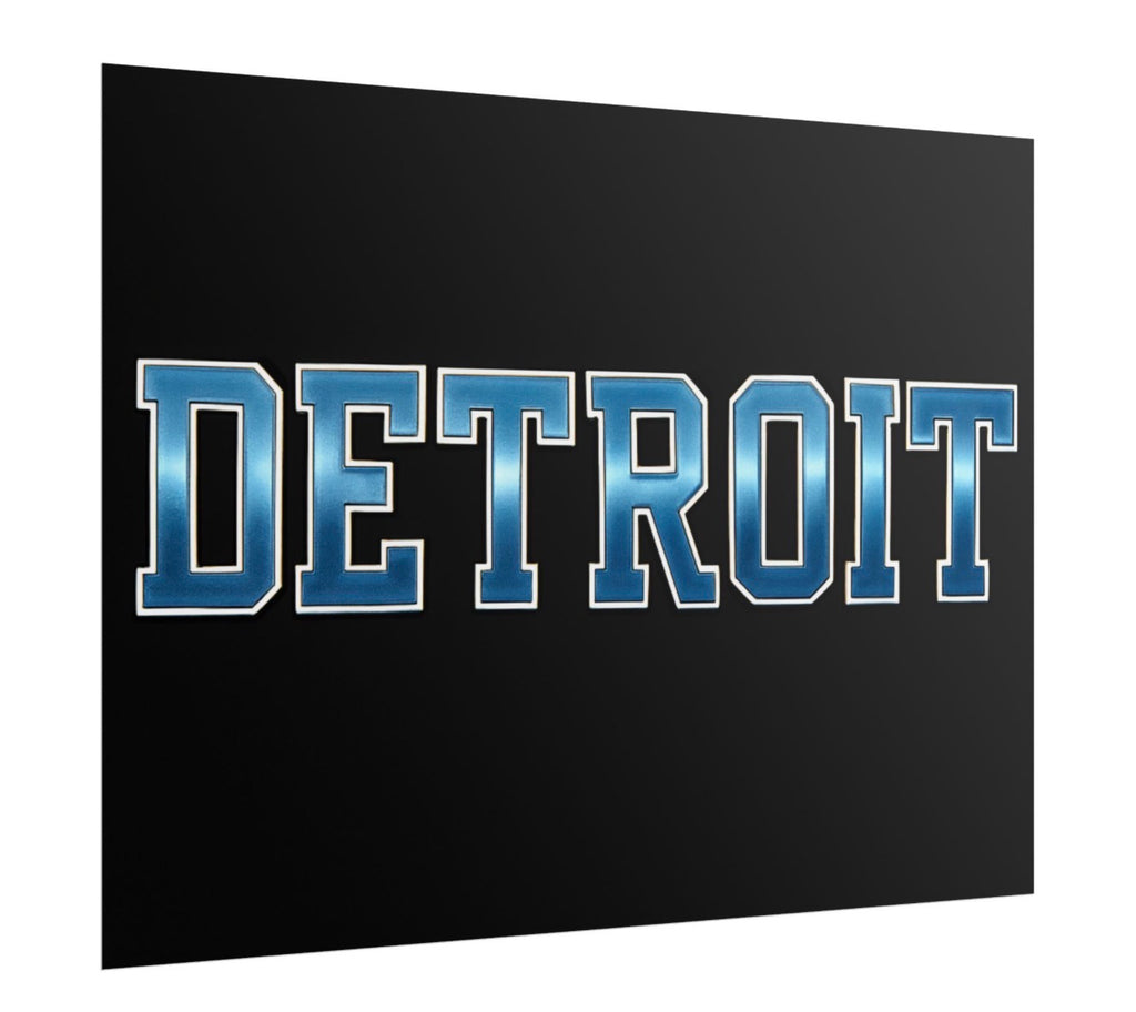 Detriot Lions Football Poster 18x24in gloss finish