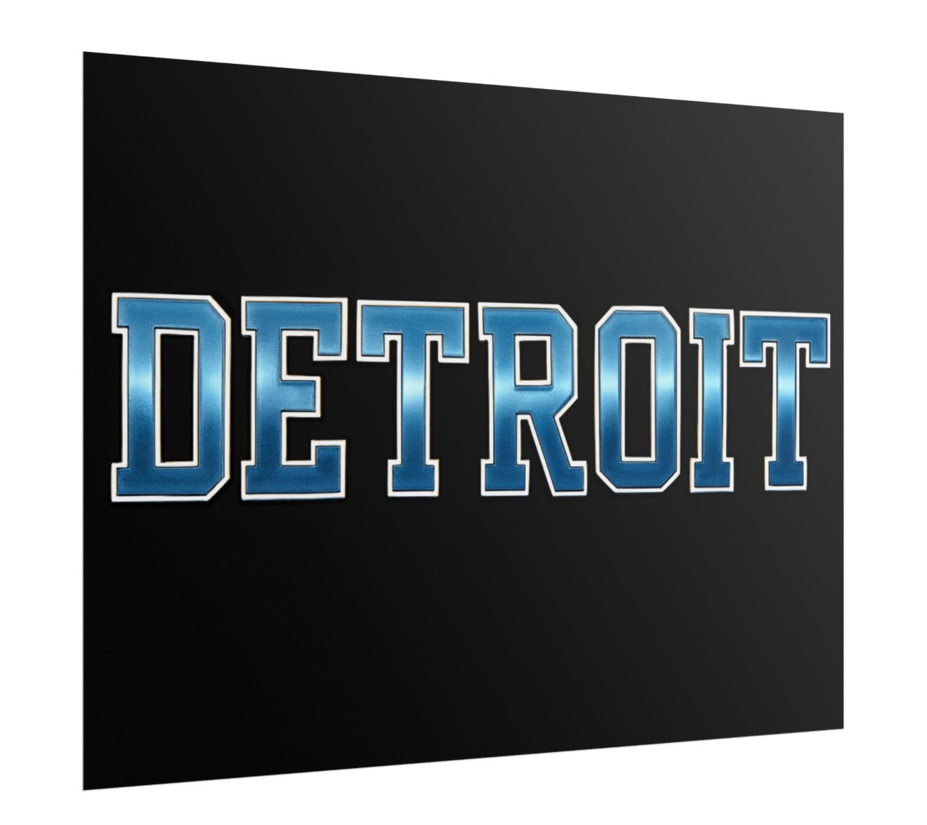 Detriot Lions Football Poster 18x24in gloss finish