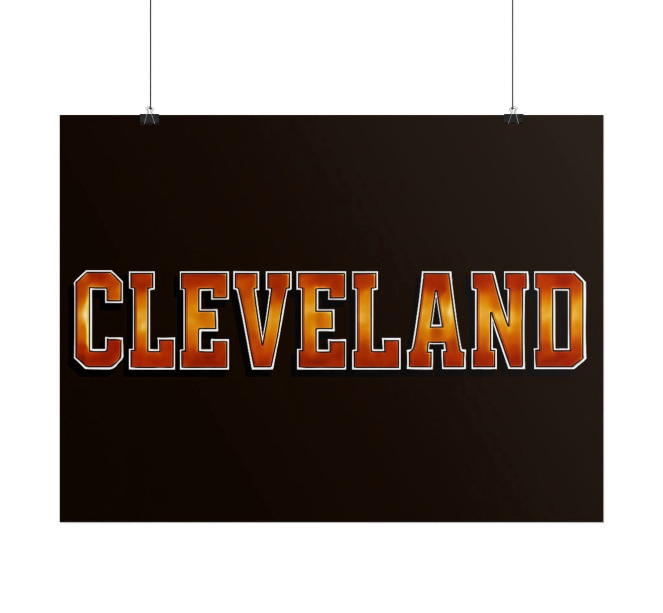 Cleveland Browns Football Poster 18x24in gloss finish (Copy)