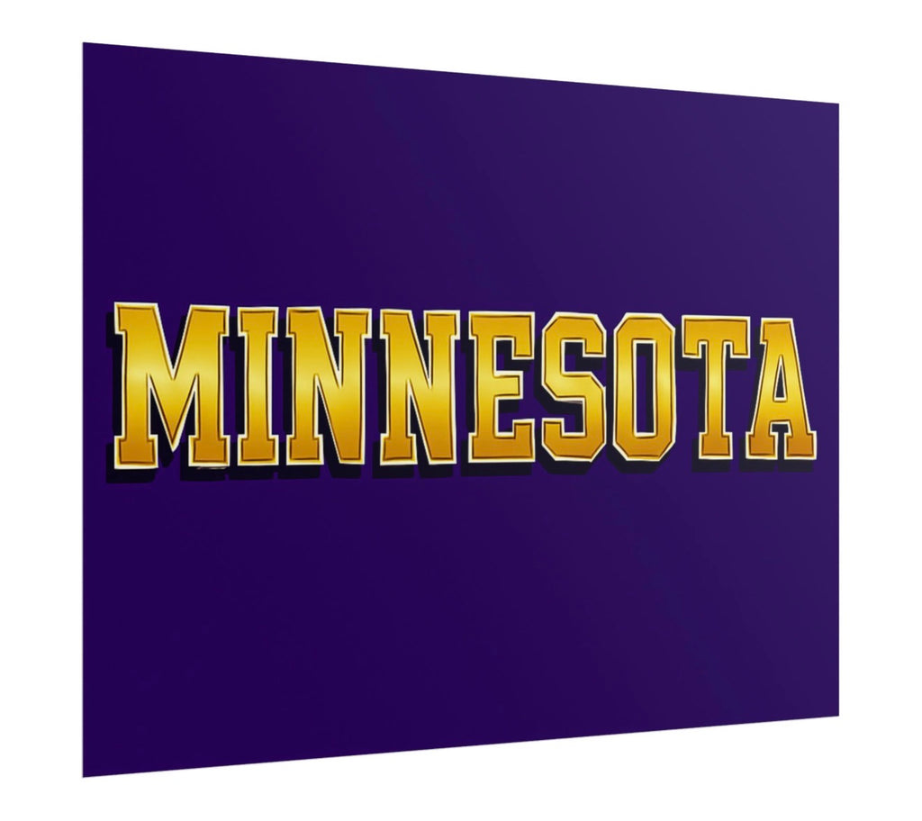 Minnesota Vikings Football Poster 18x24in gloss finish