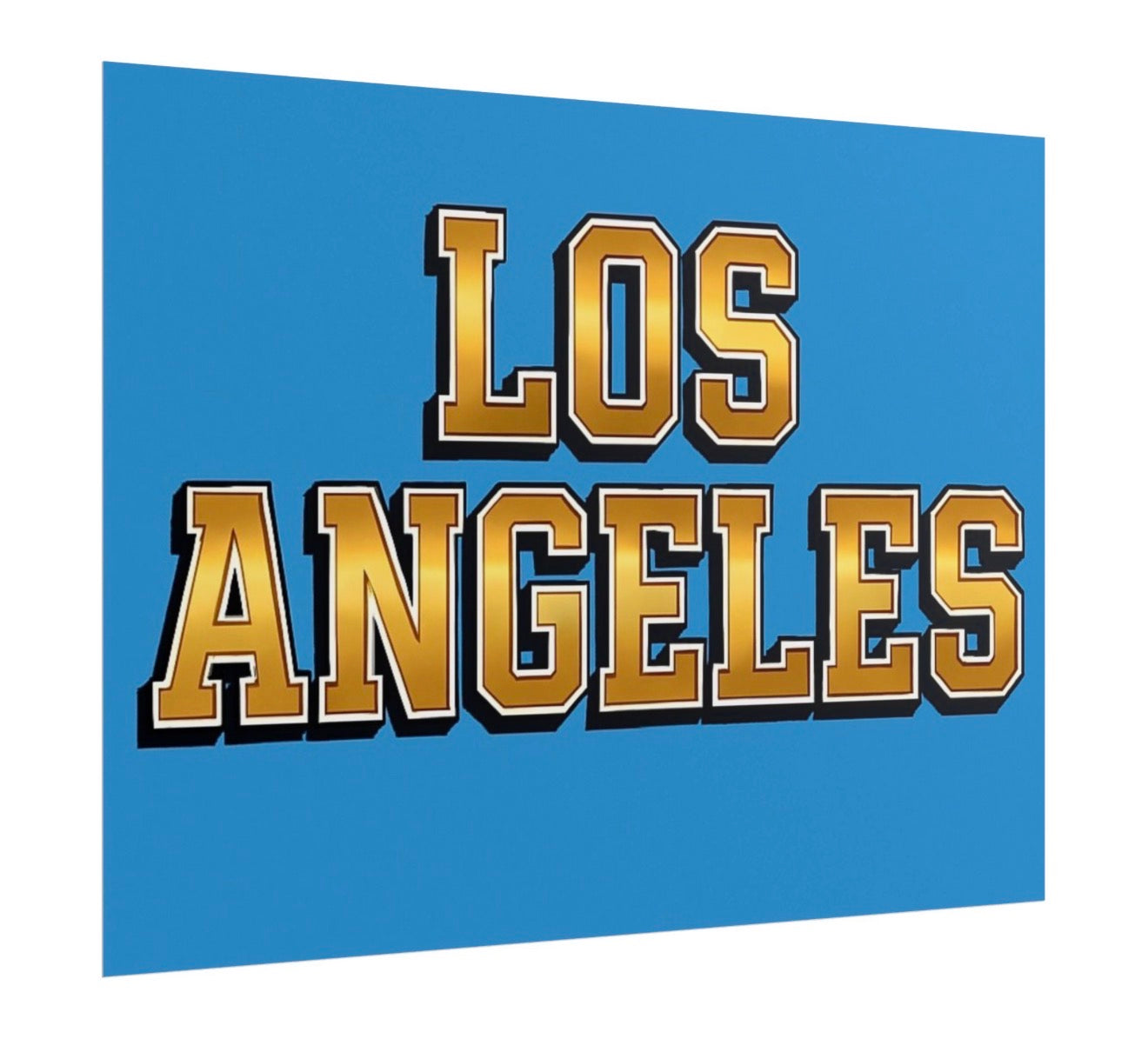 Los Angeles Chargers Football Poster 18x24in gloss finish