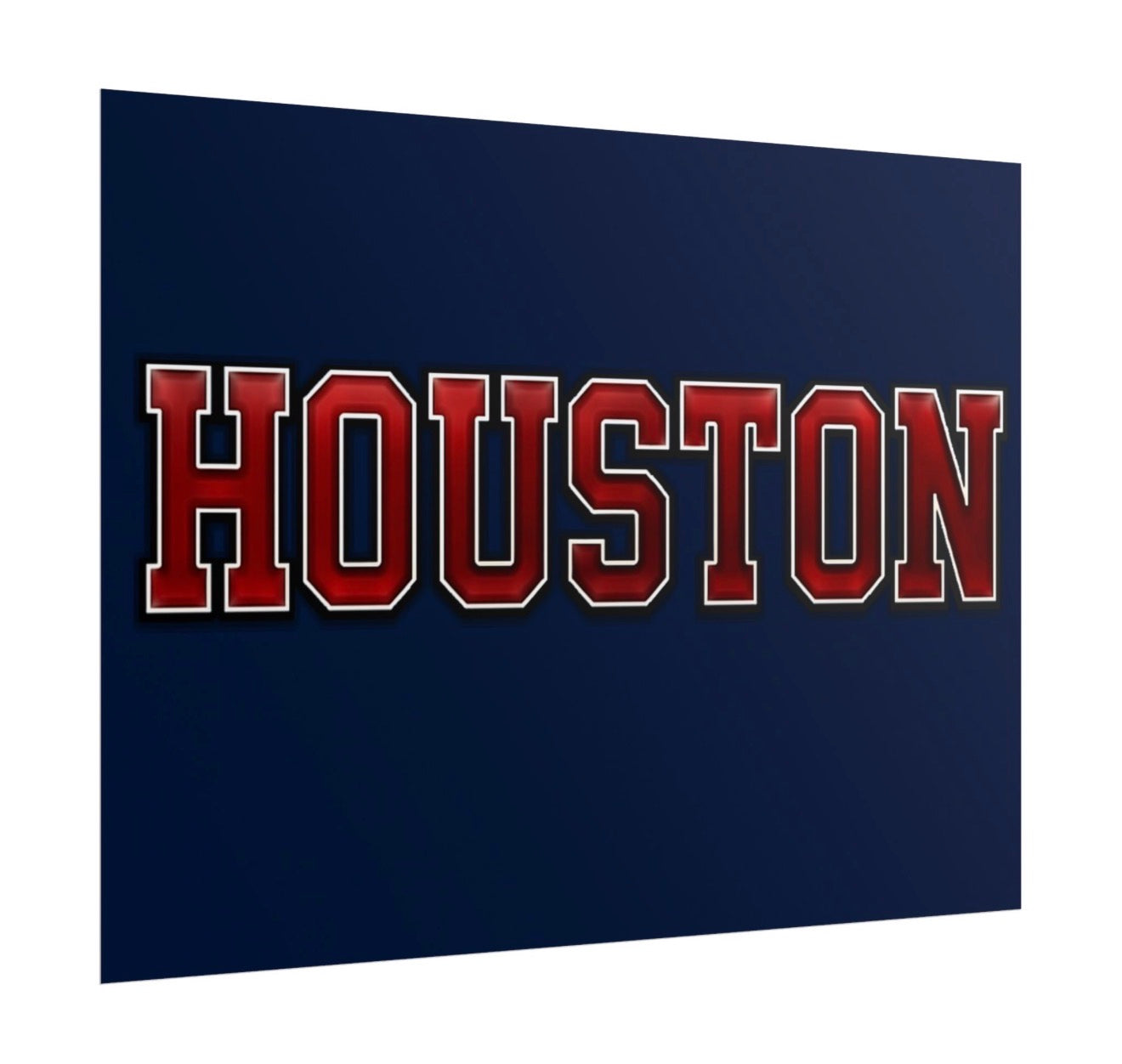 Houston Texans Football Poster 18x24in gloss finish