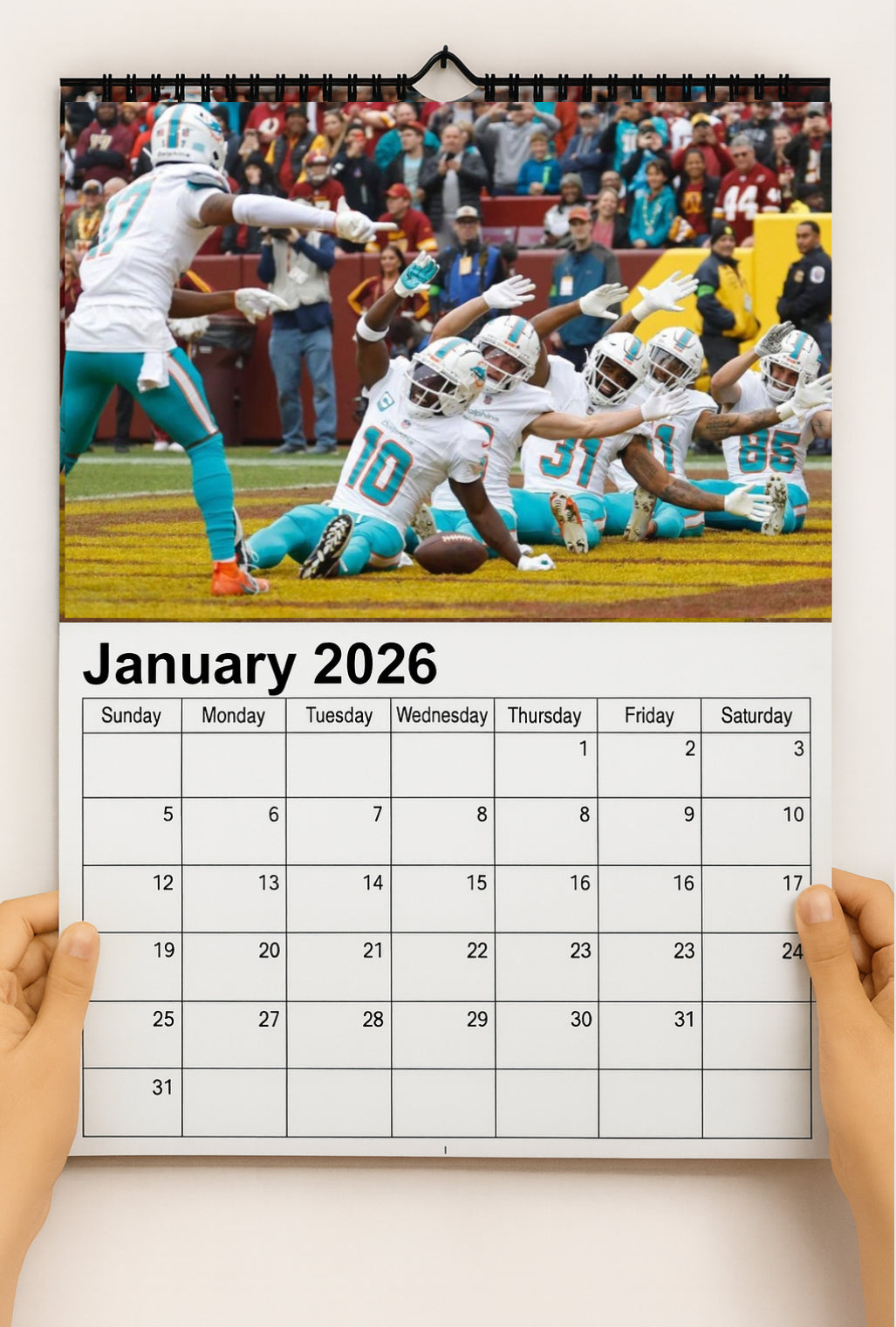 Miami Dolphins 2026 Calendar And Football Schedule