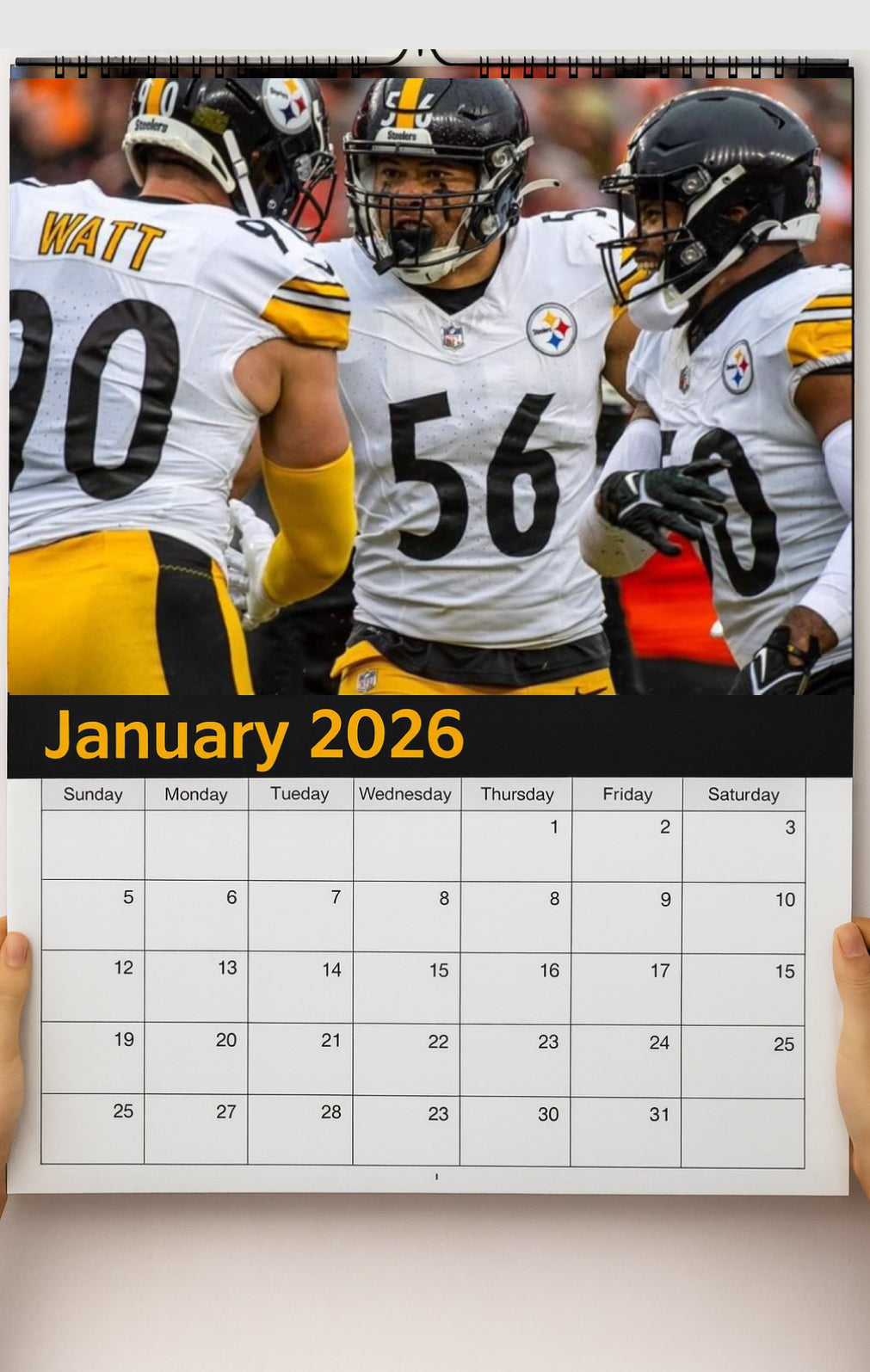 Pittsburgh Steelers 2026 Calendar And Football Schedule