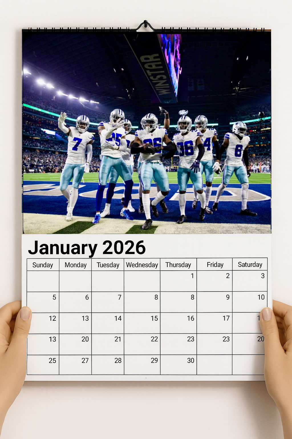 Dallas Cowboys 2026 Calendar And Football Schedule